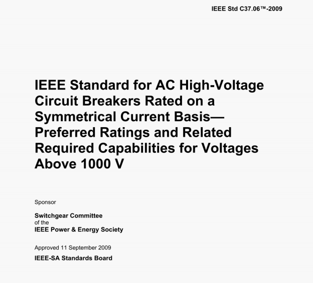 IEEE C37.06:2009 pdf free download