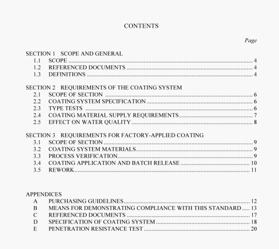 AS/NZS 4158:2003 pdf – Thermal-bonded polymeric coatings on valves and fittings for water industry purposes