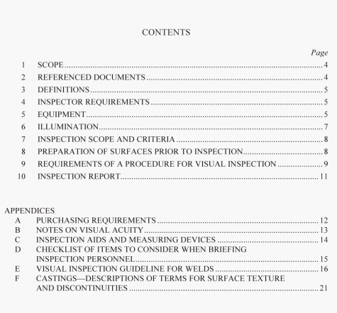 AS 3978:2003 pdf – Non-destructive testing- Visual inspection of metal products and components