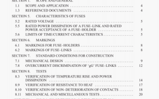 AS 2005.21.1:1990 pdf – Low voltage fuses-Fuses withenclosed fuse-links Part 21.1: Supplementary requirements for fuses for use byauthorized persons (fuses mainlyfor industrial application)— Standardized fuse systems—Fuses with fuse-links with bladecontacts