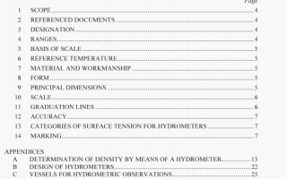 AS 2026:2003 pdf – Laboratory glassware-Density hydrometers