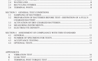 AS 2149:2003 pdf – Starter batteries—Lead acid