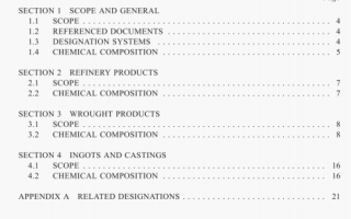 AS 2738:2000 pdf – Copper and copper alloys— Compositions and designations of refinery products, wrought products,ingots and castings
