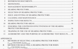 AS/NZS 1269.3:2005 pdf – Occupational noise management Part 3: Hearing protector program