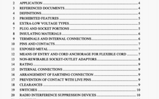 AS/NZS 3122:2005 pdf – Approval and test specification—socket-outlet adaptors