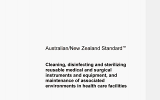 AS/NZS 4187:2003 pdf – Cleaning, disinfecting and sterilizing reusable medical and surgical instruments and equipment, and maintenance of associated environments in health care facilities