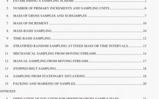 AS 2806.1:2003 pdf – Aluminium ores-Sampling Part 1: Sampling procedures