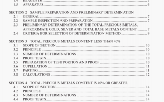 AS 3515.1:2005 pdf – Gold and gold bearing alloys Part 1: Determination of gold content(less than 30%)—Gravimetric (fireassay) method