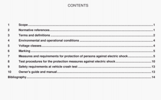 AS ISO 6469.3:2014 pdf – Electrically propelled road vehicles—Safety specifications Part 3: Protection of persons against electric shock