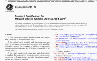 ASTM A121:19 pdf download