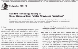ASTM A941:16 pdf download