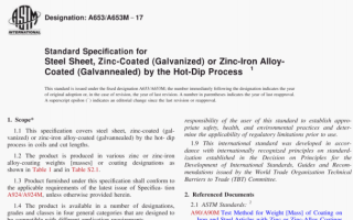 ASTM A653:17 pdf download