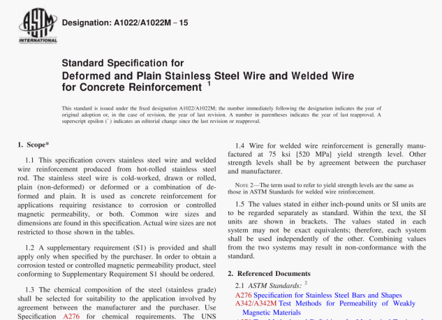 ASTM A1022:15 pdf download