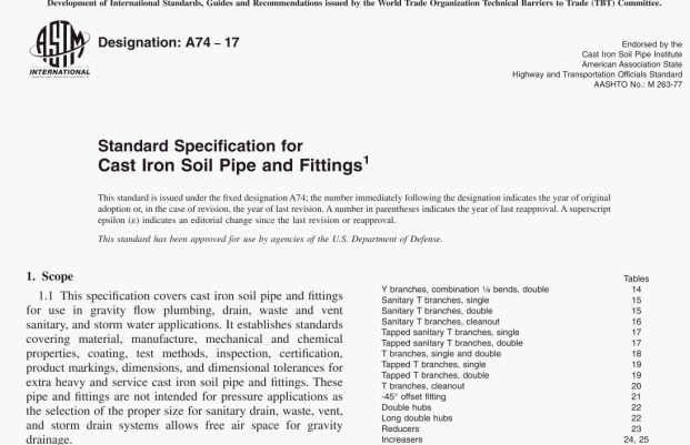 ASTM A74:17 pdf download