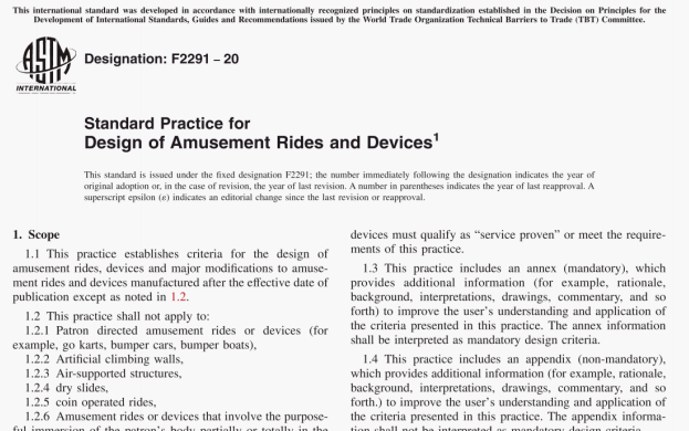 ASTM F2291:20 pdf download